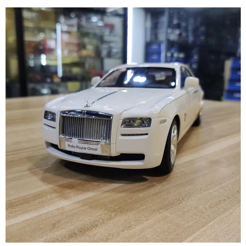 Mô hình xe mô phỏng Rolls-Royce Ghost 1:18 bằng hợp kim, mô hình xe mô phỏng thu nhỏ, đồ trang trí cho người lớn, đồ chơi cho bé trai, quà tặng cho trẻ em