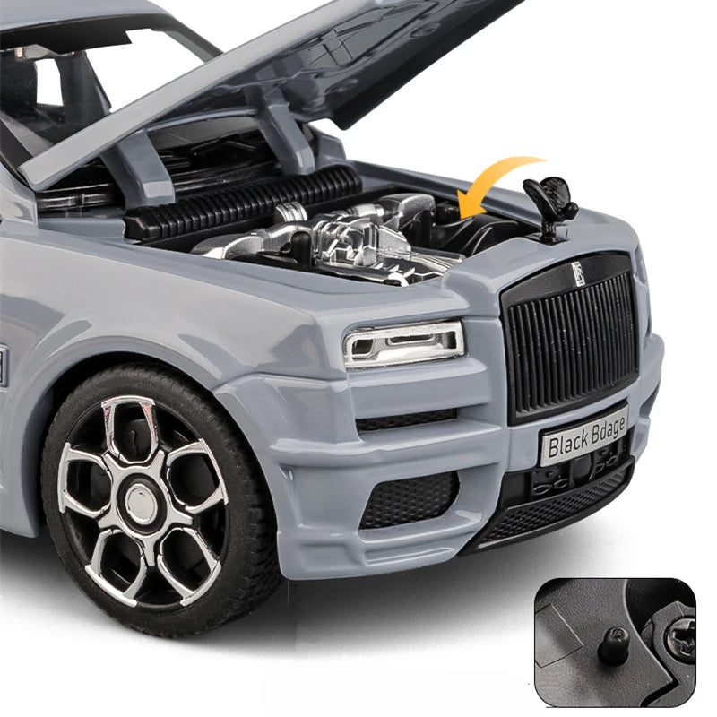 Rolls Royce Cullinan SUV hợp kim Luxy mô hình xe hơi Diecast kim loại đồ chơi xe hơi mô phỏng âm thanh và ánh sáng