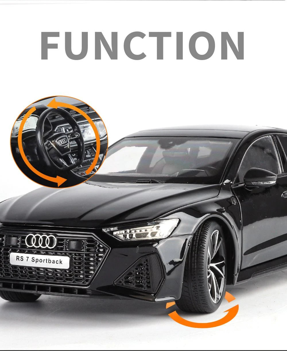 Âm thanh và ánh sáng xe ô tô hợp kim AUDI RS7 Sportback Key Edition