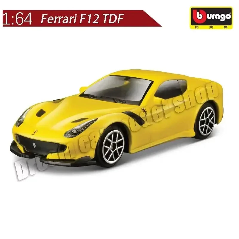 Burago 1:64 Ferrari Series SF90 488P Roma F430 F12 Mô hình xe hợp kim Bộ sưu tập quà tặng ngày lễ Mô hình xe