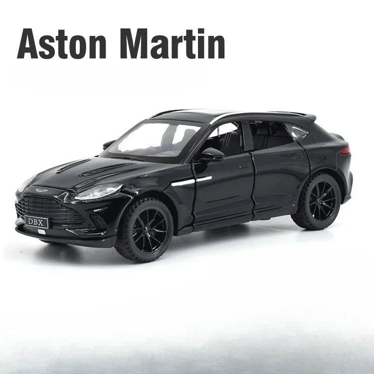 Mô hình xe hơi đúc tỉ lệ 1/32 Aston Martin DBX có âm thanh và ánh sáng, đồ chơi xe hơi thu nhỏ cho trẻ em và bé trai, quà tặng sinh nhật