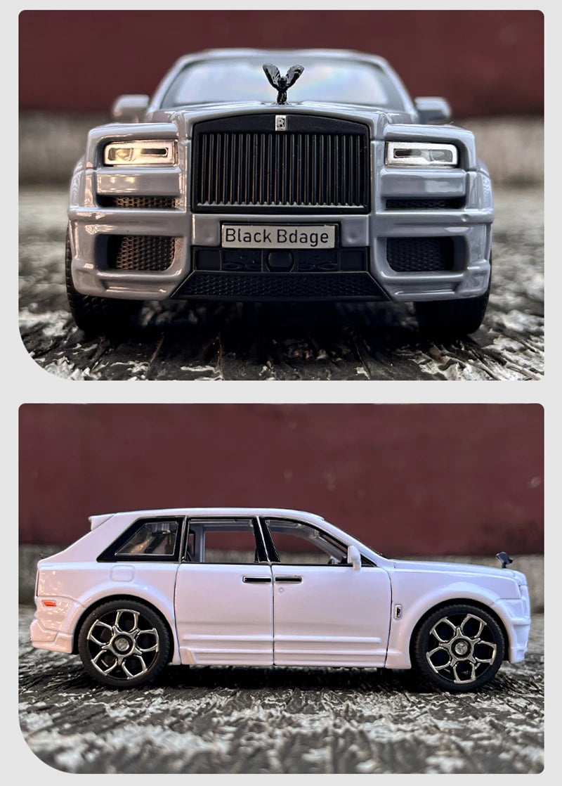 Rolls Royce Cullinan SUV hợp kim Luxy mô hình xe hơi Diecast kim loại đồ chơi xe hơi mô phỏng âm thanh và ánh sáng