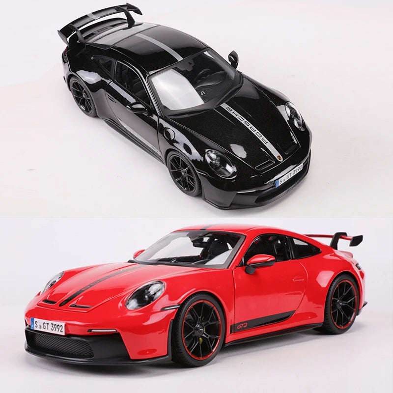 Maisto 1:18 Porsche 911 GT3 Racing Edition Die Casting Alloy Car Model Art Deco Collection Toy Tools Gift Factory