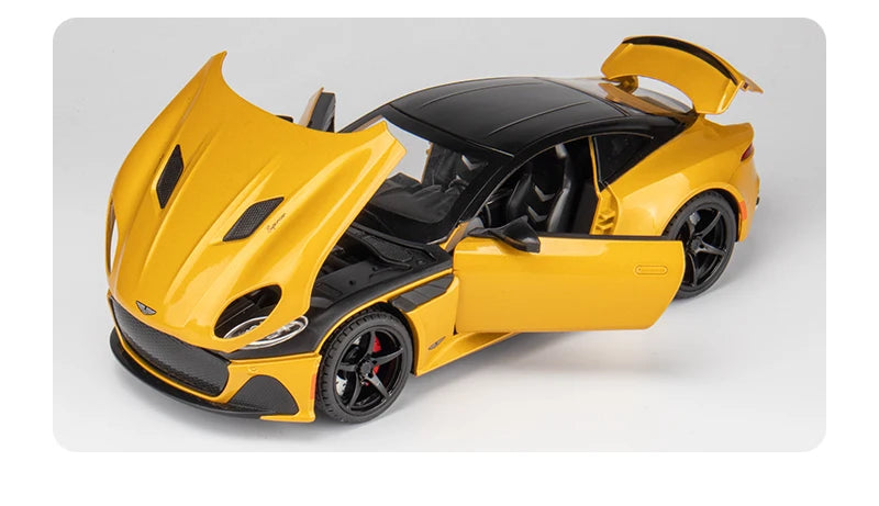 1:24 Aston Martin DBS Superleggera Alloy Sports Car Diecasts & Toy Vehicles Metal Car Model Simulation Collection Toys Gift