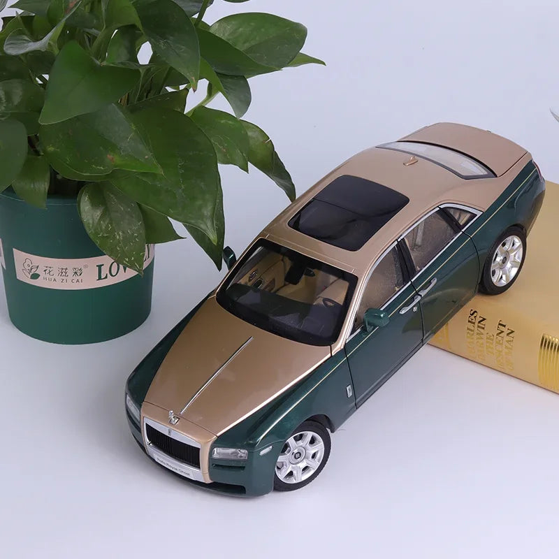 Mô hình xe mô phỏng Rolls-Royce Ghost 1:18 bằng hợp kim, mô hình xe mô phỏng thu nhỏ, đồ trang trí cho người lớn, đồ chơi cho bé trai, quà tặng cho trẻ em