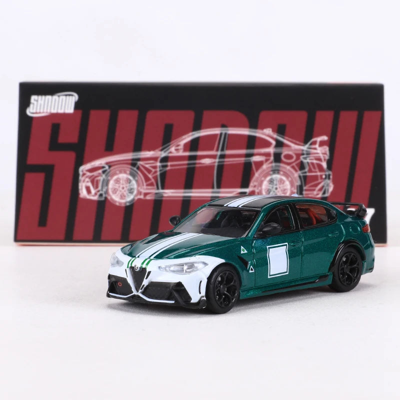 Xe mô hình hợp kim DCT 1:64 Alfa Romeo Giulia GTAm