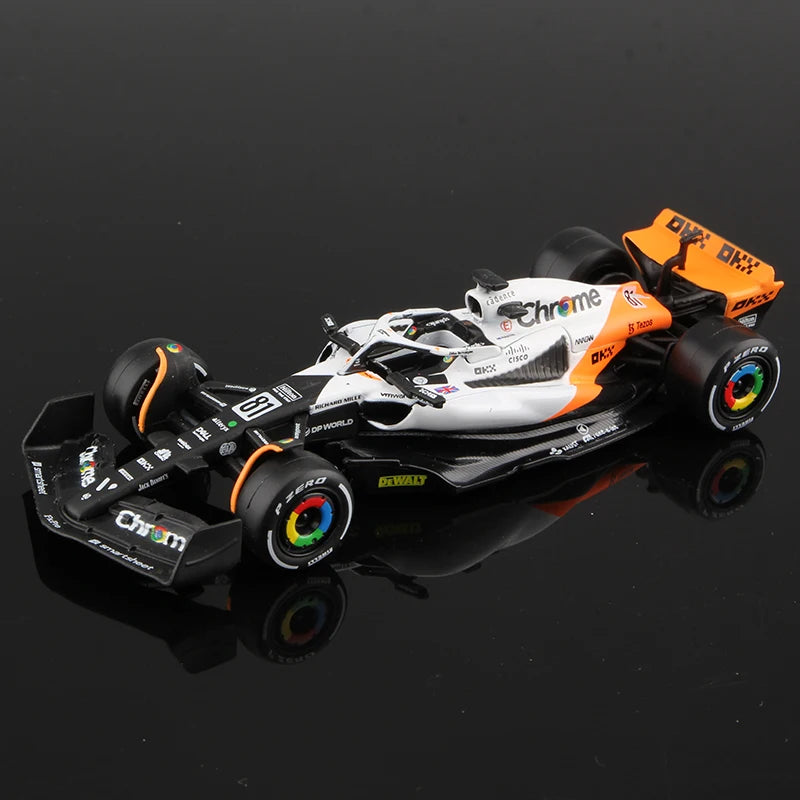 Bburago 1:43 2023 F1 Model RB19 W14 SF23 C43 A523 AMR23 Đồ chơi xe đua hợp kim Red Bull Mercedes Alfa Romeo Apline