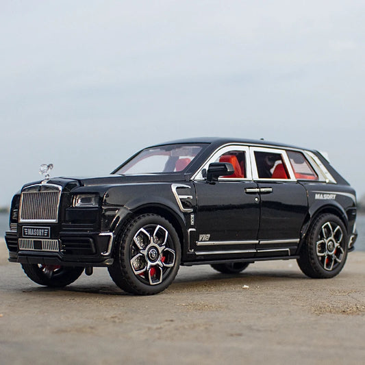 1:24 Rolls Royce Cullinan Masory SUV hợp kim Luxy mô hình xe hơi Diecasts kim loại đồ chơi xe hơi mô phỏng âm thanh và ánh sáng quà tặng trẻ em