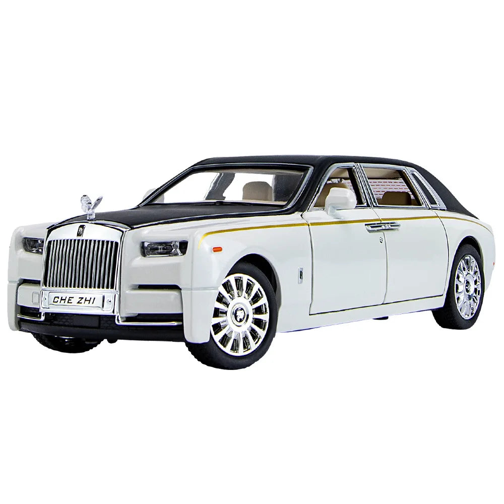 1:24 Rolls Royce Phantom Mansory Hợp kim Xe Diecasts &amp; Đồ chơi Xe Mô hình Xe Âm thanh và Ánh sáng Kéo lại Đồ chơi Xe hơi Quà tặng cho Trẻ em