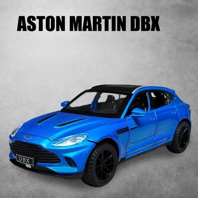 Mô hình xe hơi đúc tỉ lệ 1/32 Aston Martin DBX có âm thanh và ánh sáng, đồ chơi xe hơi thu nhỏ cho trẻ em và bé trai, quà tặng sinh nhật