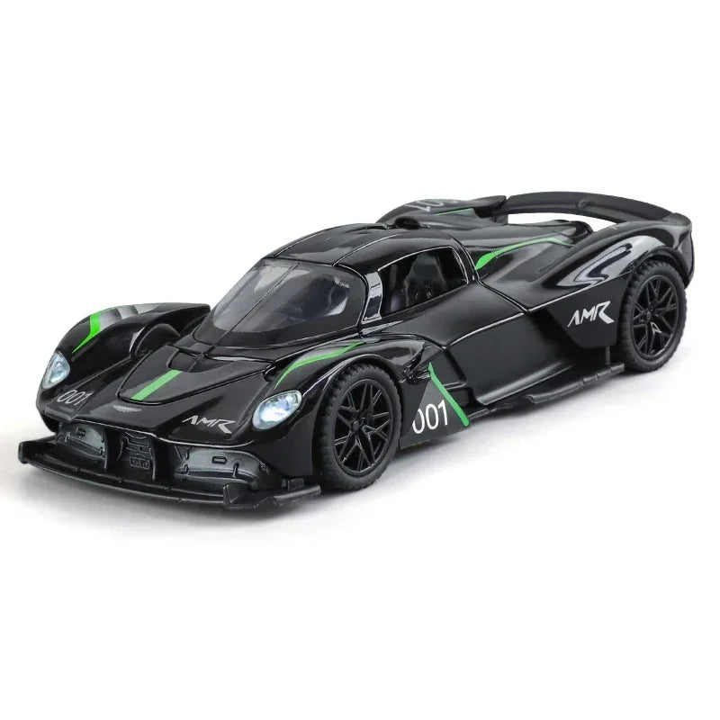 1:32 Aston Martin Valkyrie AMR 001 Siêu xe hợp kim đúc kim loại mô hình xe hơi Boutique trang trí đồ sưu tầm cho người lớn quà tặng ngày lễ