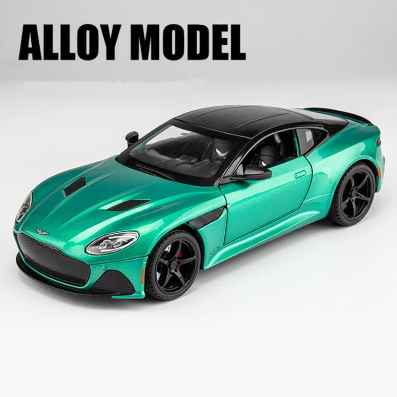 1:24 Aston Martin DBS Superleggera Alloy Sports Car Diecasts & Toy Vehicles Metal Car Model Simulation Collection Toys Gift