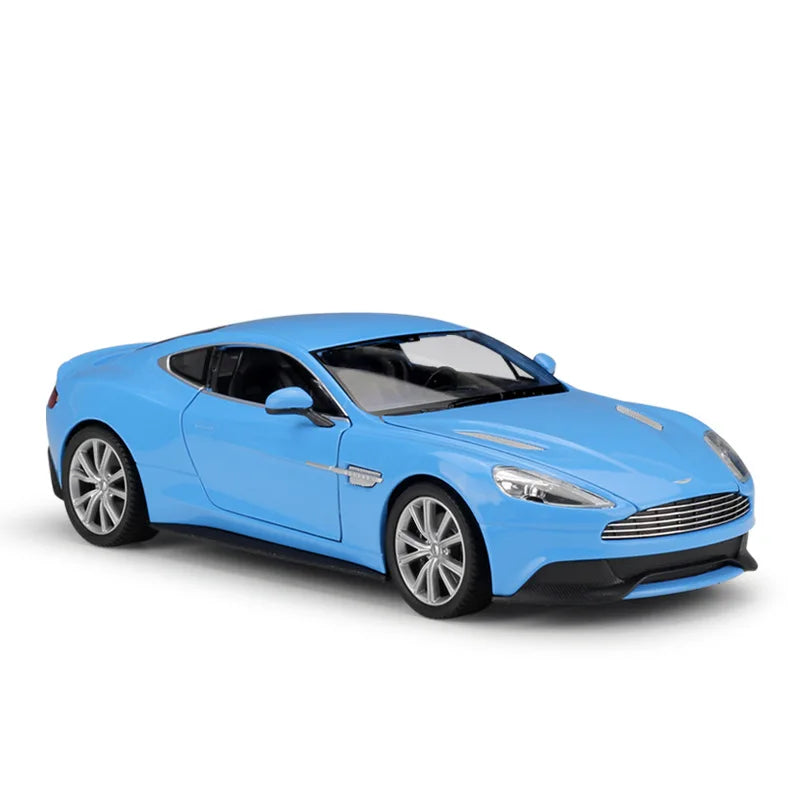 1:24 WELLY Aston Martin Vanquish Siêu xe hợp kim Diecast Mô hình xe ô tô Đồ chơi Bộ sưu tập xe ô tô bằng kim loại Mô phỏng Xe ô tô