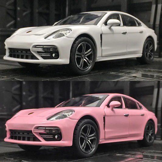 1:32 Porsche Panamera Diecasts Đồ chơi Xe hơi Âm thanh Ánh sáng Hợp kim Mô phỏng Xe Mô hình Xe hơi