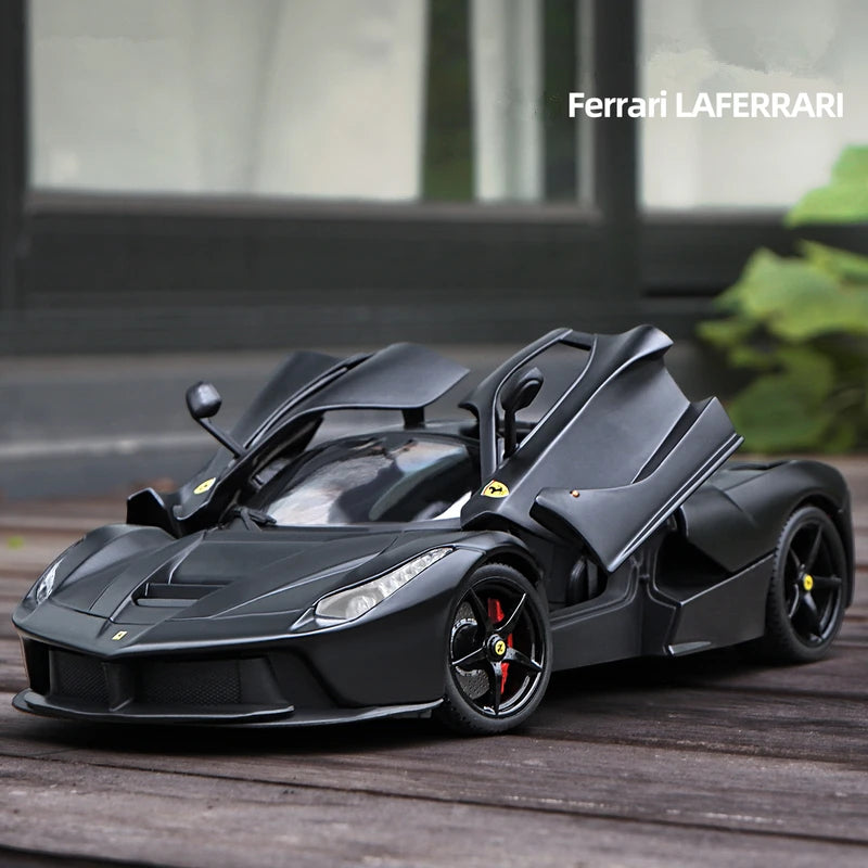 Mô hình xe thể thao hợp kim Laferrari Diecasts Xe đồ chơi bằng kim loại Mô hình xe mô phỏng cao Âm thanh và ánh sáng