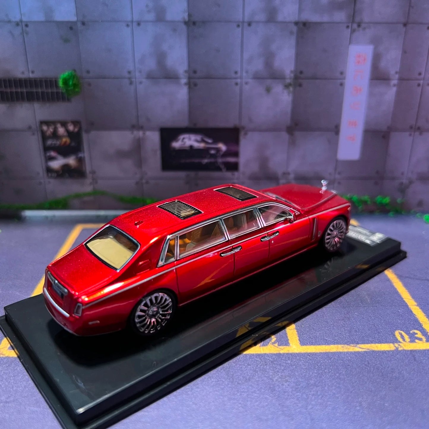 1/64 SCA CMB Smallcarart Rolls Royce Phantom thế hệ Diecast Model Car The Phantom