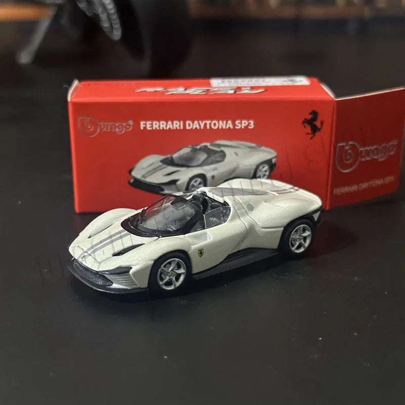 Burago 1:64 Ferrari Series SF90 488P Roma F430 F12 Mô hình xe hợp kim Bộ sưu tập quà tặng ngày lễ Mô hình xe