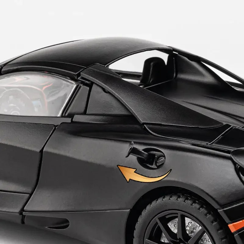 Mô hình xe đua hợp kim đúc McLaren 720S Mô hình xe thể thao bằng kim loại Mô phỏng âm thanh và ánh sáng