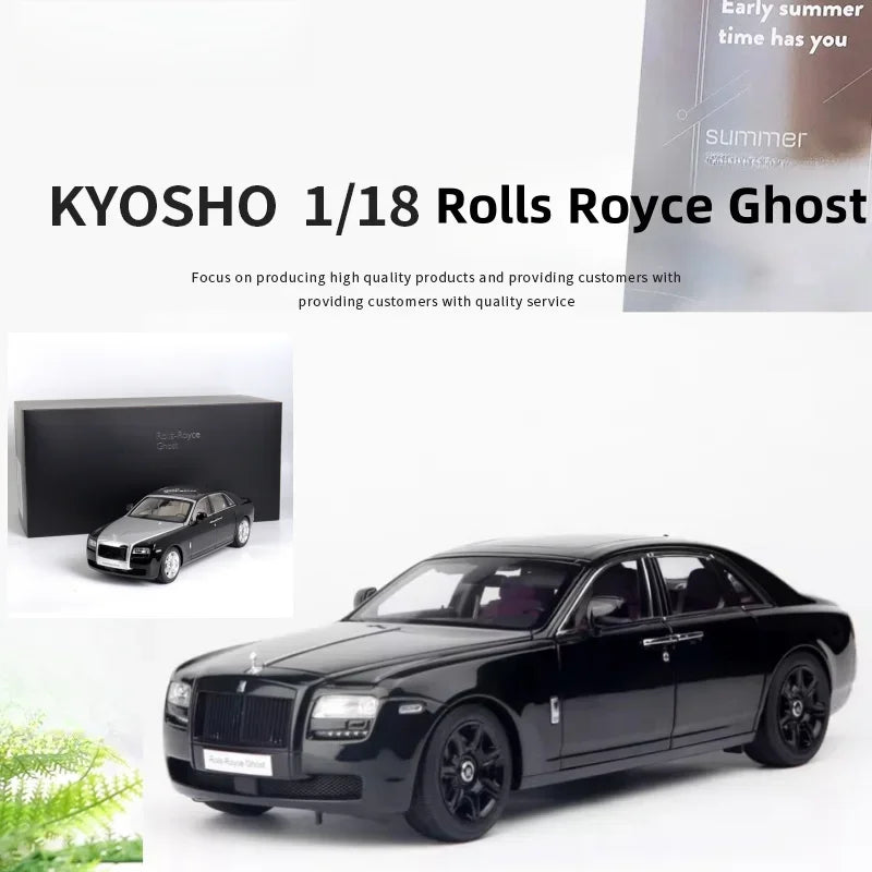 Mô hình xe mô phỏng Rolls-Royce Ghost 1:18 bằng hợp kim, mô hình xe mô phỏng thu nhỏ, đồ trang trí cho người lớn, đồ chơi cho bé trai, quà tặng cho trẻ em