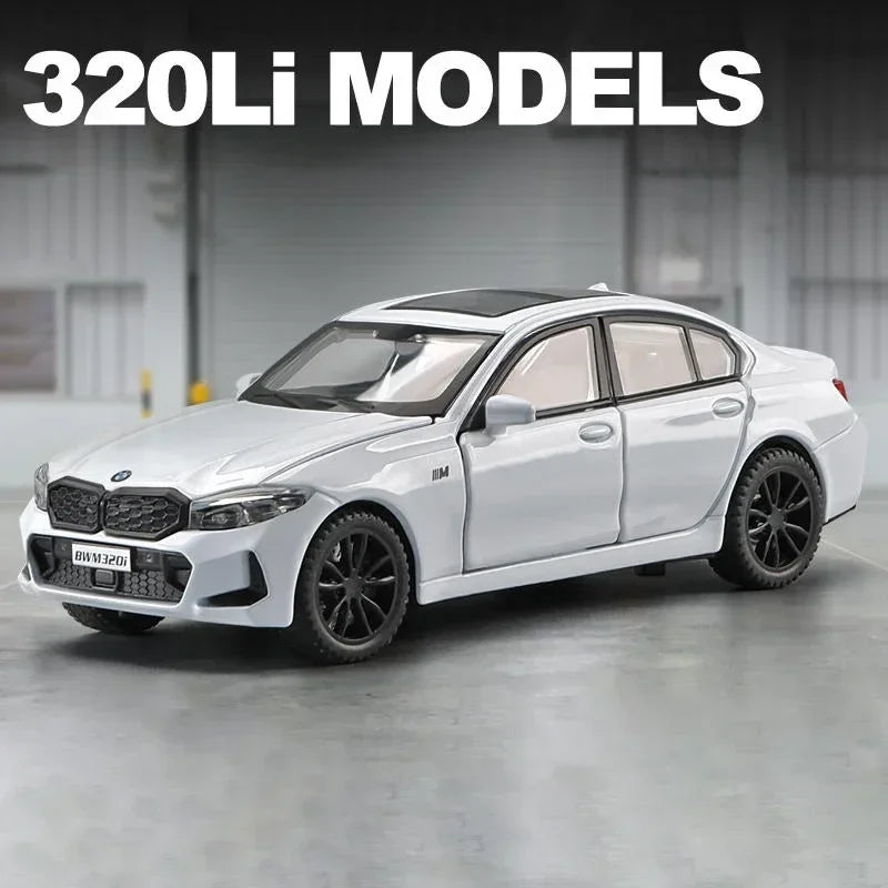 BMW 320i THE 3 2023 Hợp kim Diecasts &amp; Đồ chơi Xe Mô hình Kim loại Đồ chơi Xe Âm thanh &amp; Ánh sáng