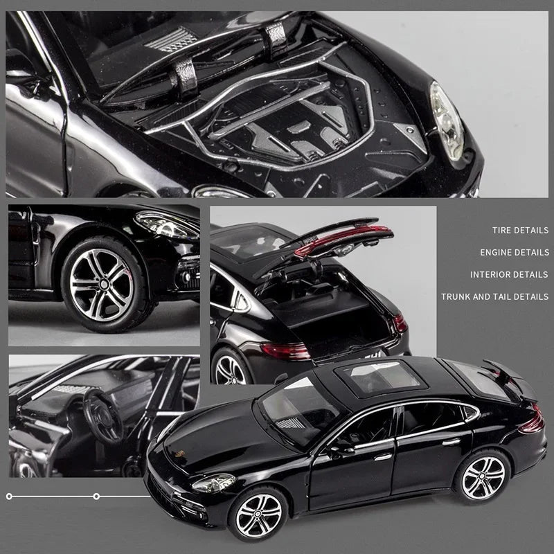 1:32 Porsche Panamera Diecasts Toys Cars Miniature Alloy Simulation Model Cars