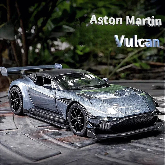 1:32 Aston Martin Vulcan Hợp kim Xe thể thao Diecast Kim loại Mô hình Xe đua Mô phỏng Âm thanh và Ánh sáng