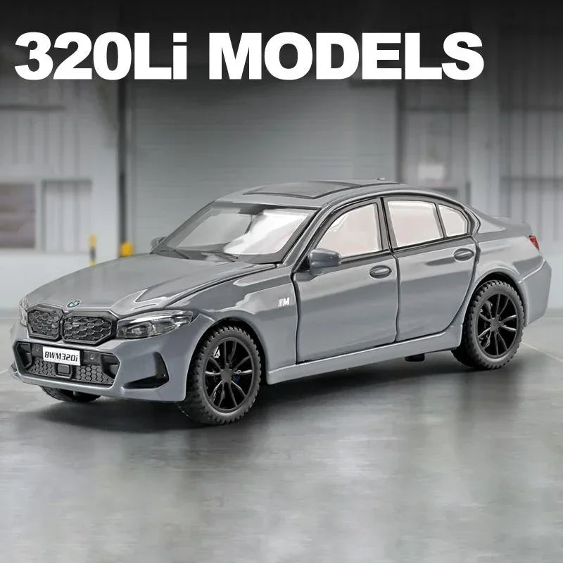 BMW 320i THE 3 2023 Hợp kim Diecasts &amp; Đồ chơi Xe Mô hình Kim loại Đồ chơi Xe Âm thanh &amp; Ánh sáng