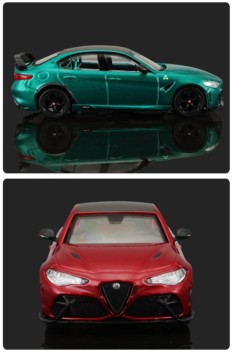 Bruago1:43 Alfa Romeo Gta Mô hình xe hợp kim mô phỏng Bộ sưu tập mô hình xe tĩnh trang trí