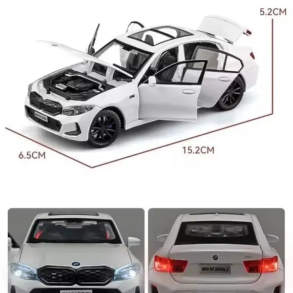 BMW 320i THE 3 2023 Hợp kim Diecasts &amp; Đồ chơi Xe Mô hình Kim loại Đồ chơi Xe Âm thanh &amp; Ánh sáng