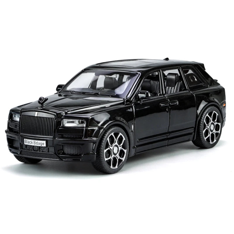 1:32 Rolls Royce Cullinan SUV Alloy Luxy Car Model Diecast Metal Toy Car Vehicles Model Simulation Sound and Light Children Gift