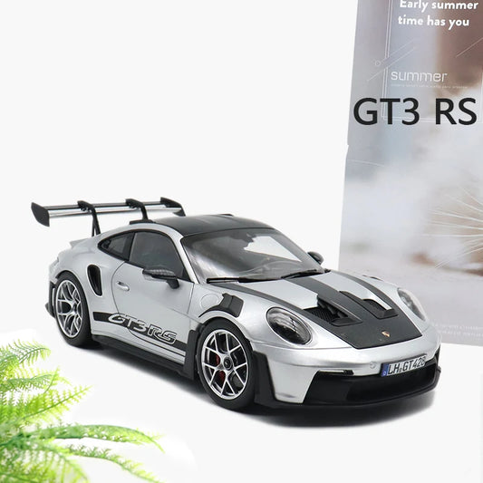 1:36 Porsche 911 992 GT3 RS Diecast Alloy Racing Car Model Metal Toy Sports Model High Simulation