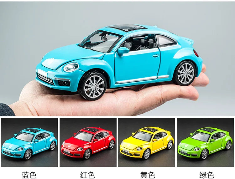 Bộ sưu tập mô hình xe ô tô hợp kim Volkswagen Beetle Đồ chơi đúc &amp; Xe đồ chơi A134