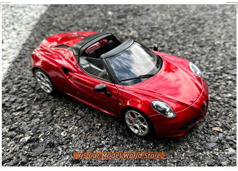 AUTOART AA 1:18 Alfa Romeo 4c Sports Car Model Alloy Collection