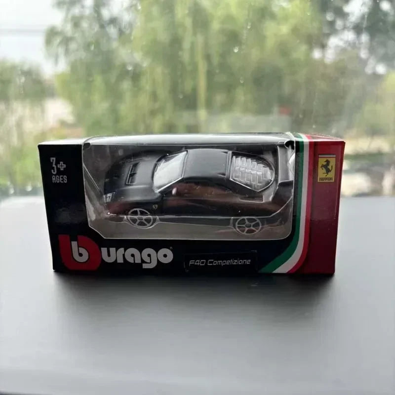 Burago 1:64 Ferrari Series SF90 488P Roma F430 F12 Mô hình xe hợp kim Bộ sưu tập quà tặng ngày lễ Mô hình xe