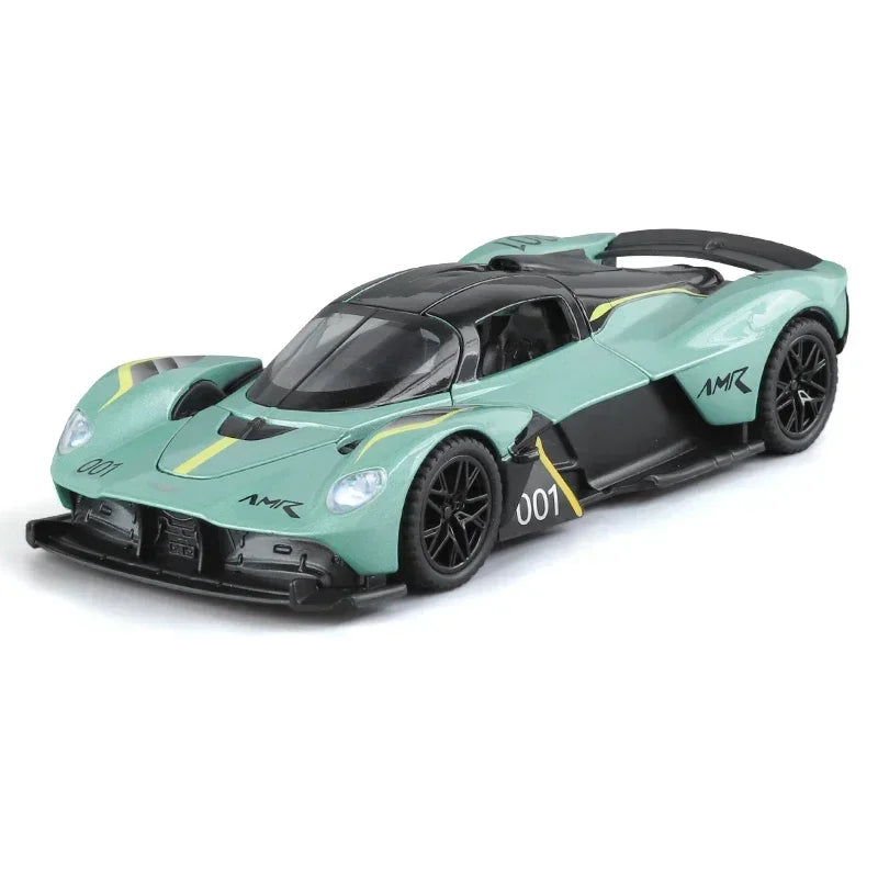 1:32 Aston Martin Valkyrie AMR 001 Siêu xe hợp kim đúc kim loại mô hình xe hơi Boutique trang trí đồ sưu tầm cho người lớn quà tặng ngày lễ