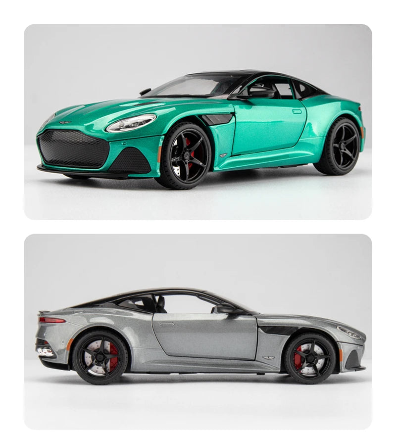 1:24 Aston Martin DBS Superleggera Alloy Sports Car Diecasts & Toy Vehicles Metal Car Model Simulation Collection Toys Gift