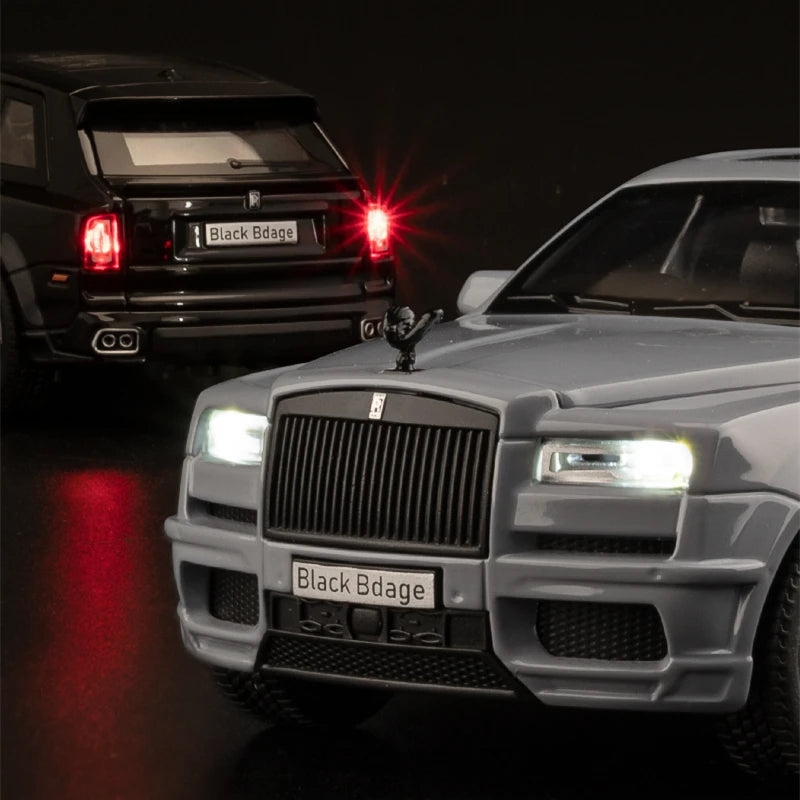 1:32 Rolls Royce Cullinan SUV Alloy Luxy Car Model Diecast Metal Toy Car Vehicles Model Simulation Sound and Light Children Gift