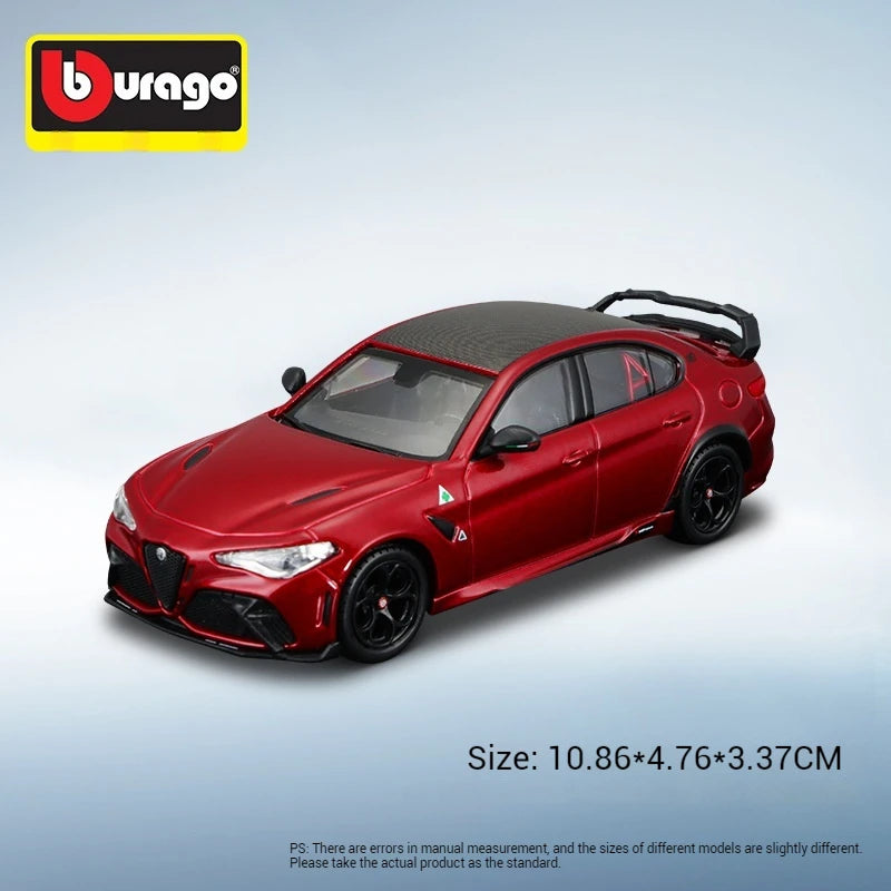 Bruago1:43 Alfa Romeo Gta Mô hình xe hợp kim mô phỏng Bộ sưu tập mô hình xe tĩnh trang trí