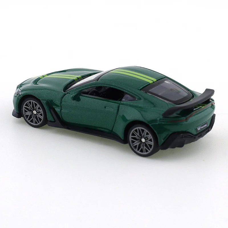 TSC 1/64 Aston Martin V12 Alloy Car Toy Motor Vehicle Diecast Metal Model Gift for Kids Toys for Boys Modified Trolley