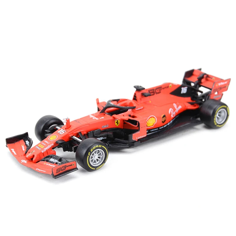 Bburago 1:43 Ferrari 2021 SF21 #55 Carlos Sain #16 Xe Công Thức F1 Xe Đúc Tĩnh Đồ Chơi Xe Đua Mô Hình Sưu Tầm