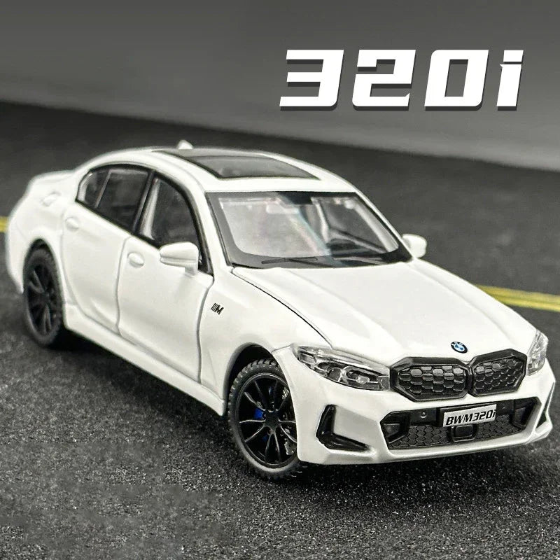 BMW 320i THE 3 2023 Hợp kim Diecasts &amp; Đồ chơi Xe Mô hình Kim loại Đồ chơi Xe Âm thanh &amp; Ánh sáng