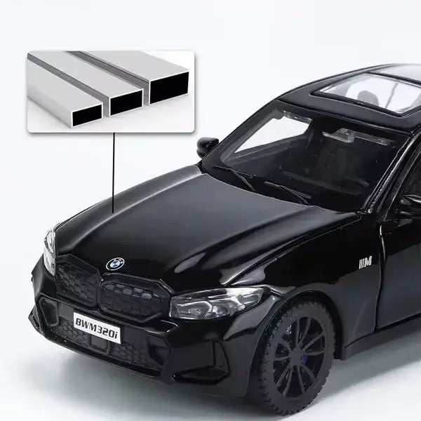 BMW 320i THE 3 2023 Hợp kim Diecasts &amp; Đồ chơi Xe Mô hình Kim loại Đồ chơi Xe Âm thanh &amp; Ánh sáng