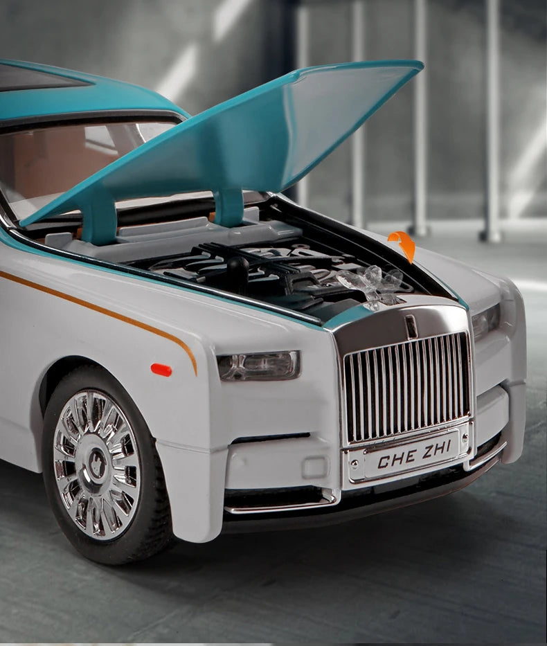 1:24 Rolls Royce Phantom Mansory Hợp kim Xe Diecasts &amp; Đồ chơi Xe Mô hình Xe Âm thanh và Ánh sáng Kéo lại Đồ chơi Xe hơi Quà tặng cho Trẻ em