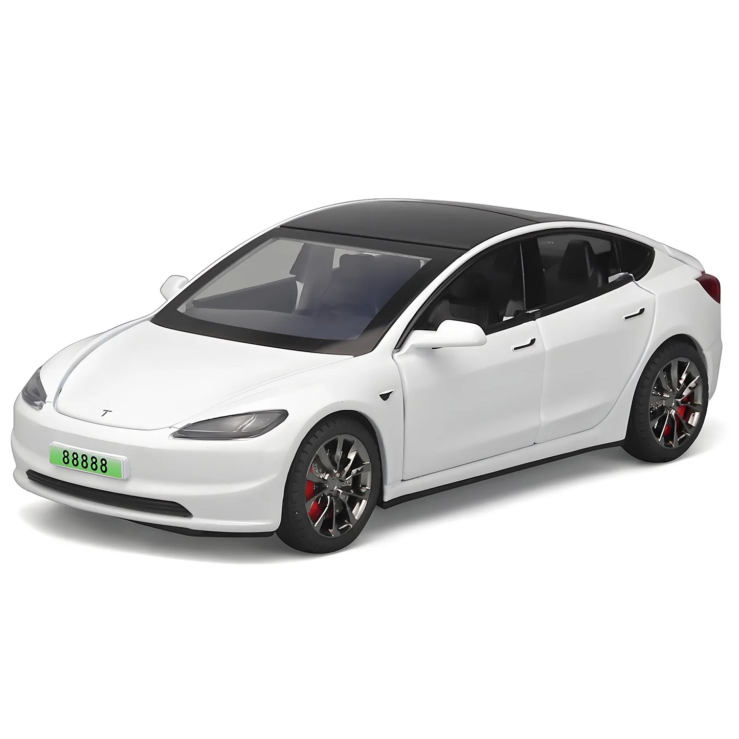 Tesla Model 3 Alloy Simulation Model Toy Car Diecasts Metal Die Cast Sound and Light Toy Car Vehicle A941