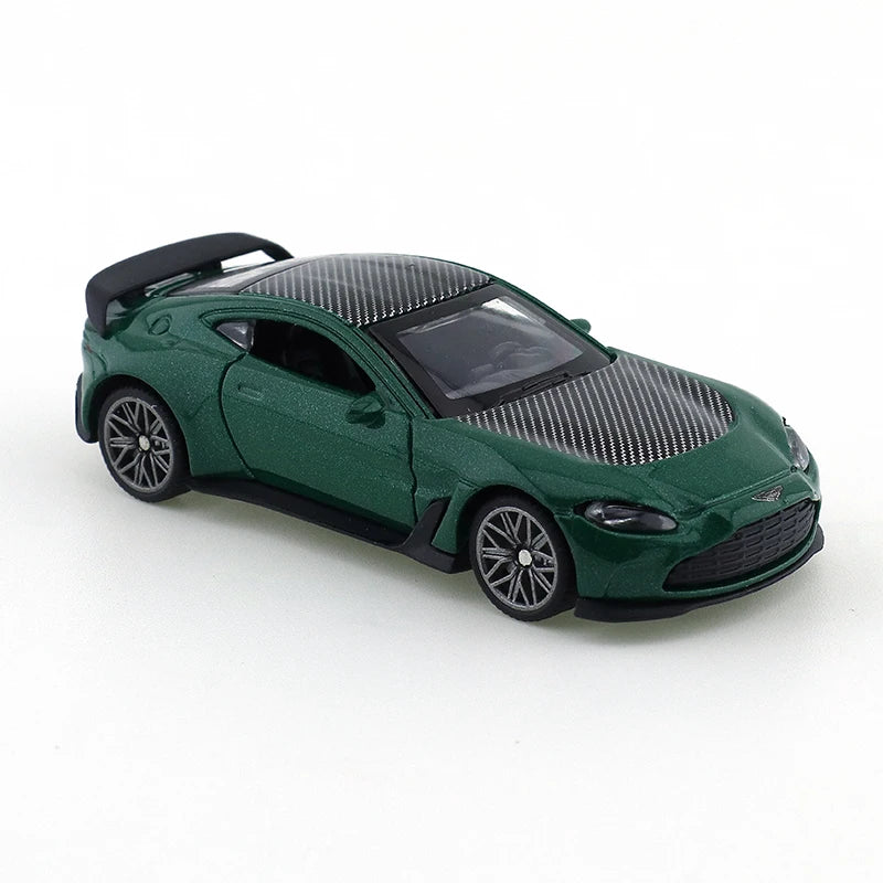 TSC 1/64 Aston Martin V12 Alloy Car Toy Motor Vehicle Diecast Metal Model Gift for Kids Toys for Boys Modified Trolley