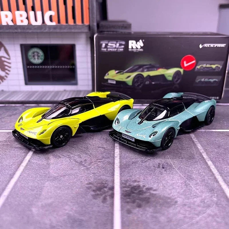 TSC 1/64 Aston Martin Valkyrie Alloy Car Toy Motor Vehicle Diecast Metal Model Gift for Kids Toys for Boys Modified Trolley