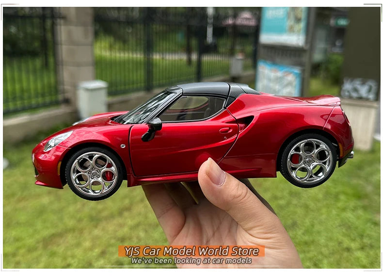 AUTOART AA 1:18 Alfa Romeo 4c Sports Car Model Alloy Collection