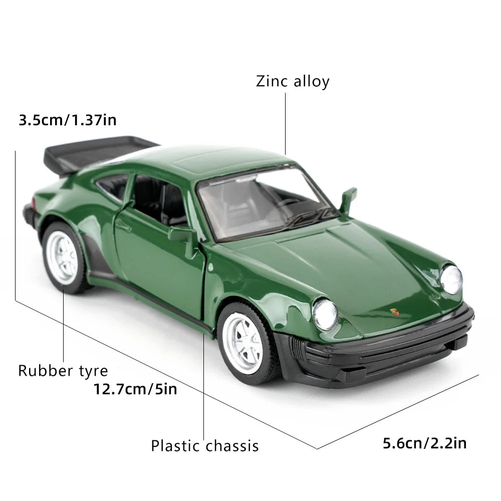 1:36 RMZCITY Porsche  Alloy Model Toy Car Diecast Pull Back Metal Collection Children Toys Gift