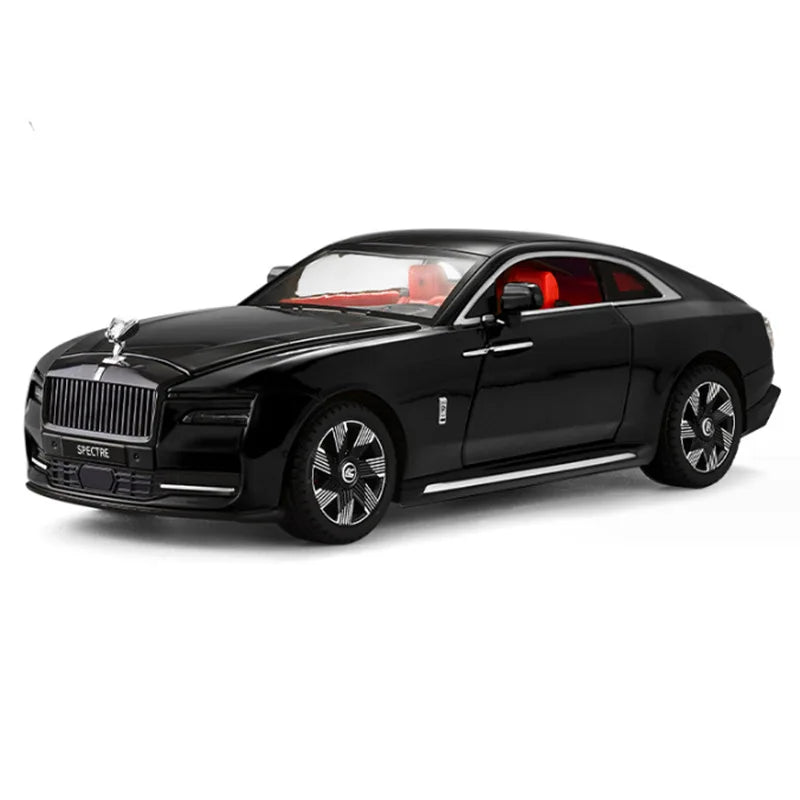 Rolls Royces Spectre Alloy Luxy New Energy Diecasts &amp; Đồ chơi Xe ô tô Mô hình xe ô tô bằng kim loại có thể sạc lại Đèn âm thanh