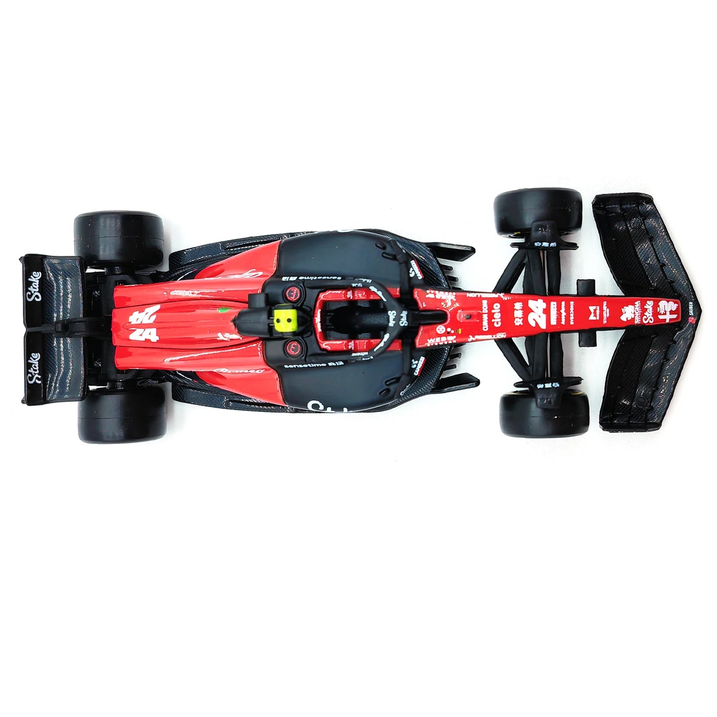 Bburago 1:43 2023 Alfa Romeo C43 F1 Formula Car Die Cast Vehicles Đồ chơi mô hình đua xe sưu tập